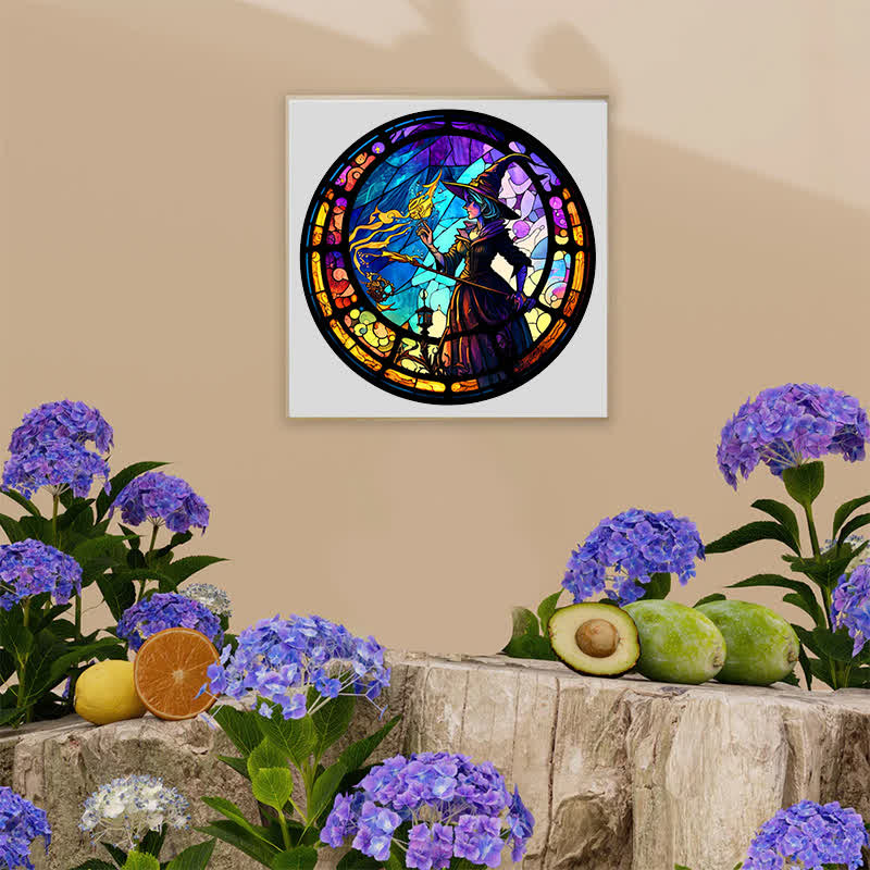 Rubbyoo Elegant Witch With Black Hat - Wooden Jigsaw Puzzle