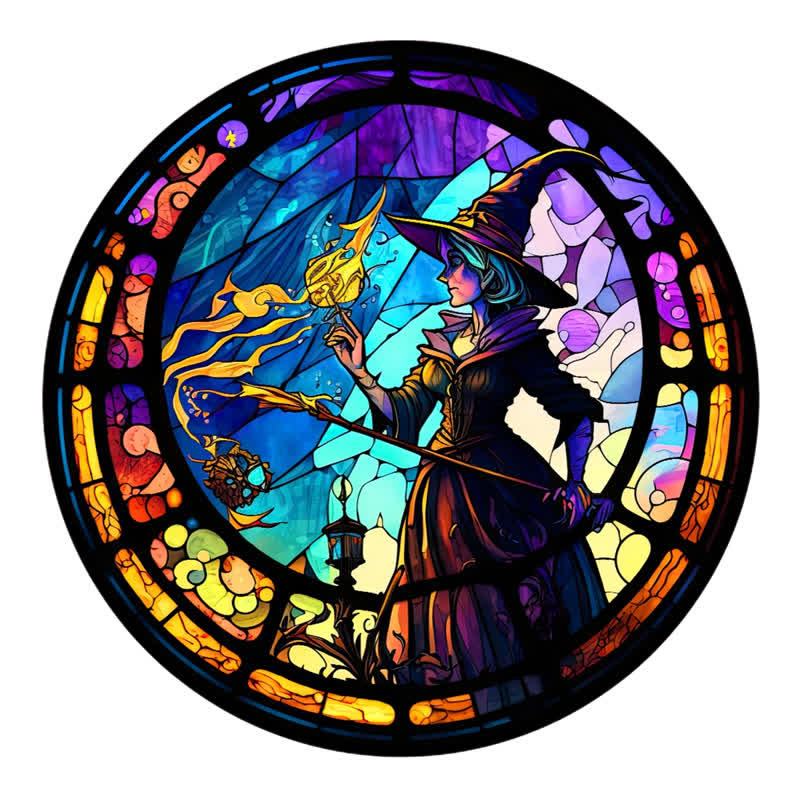 Rubbyoo Elegant Witch With Black Hat - Wooden Jigsaw Puzzle