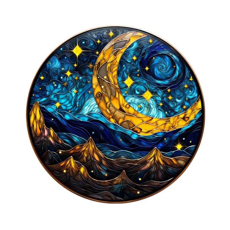 Rubbyoo Starry Night - Wooden Jigsaw Puzzle