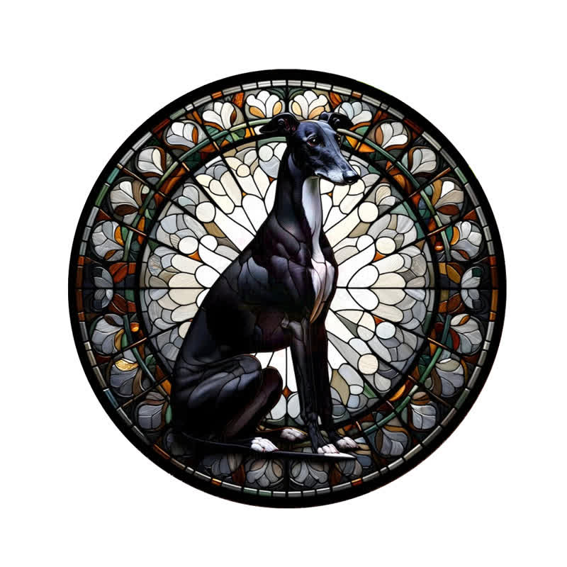 Rubbyoo Black Greyhound Dog - Wooden Jigsaw Puzzle