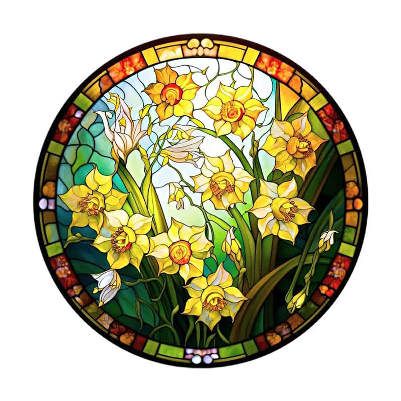 Rubbyoo Daffodil Flower - Wooden Jigsaw Puzzle