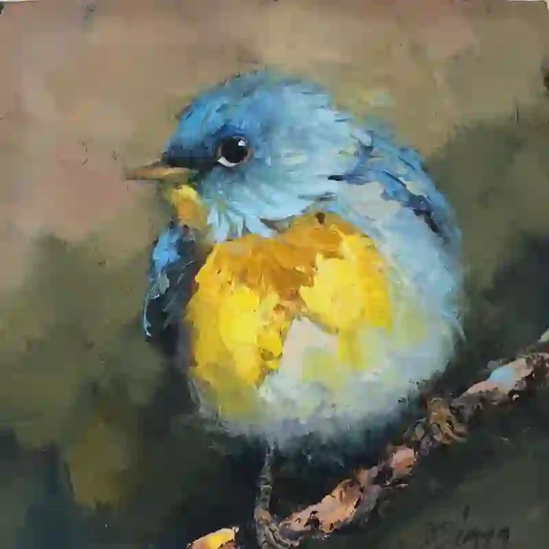 Rubbyoo Bluebird - Wooden Jigsaw Puzzle