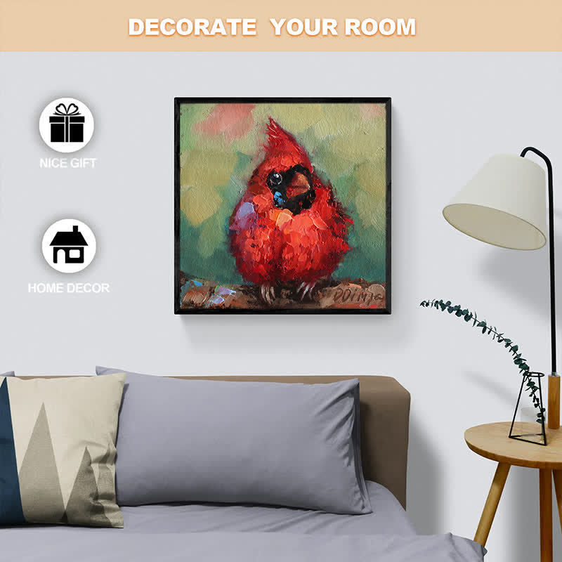 Rubbyoo Red Cardinal - Wooden Jigsaw Puzzle