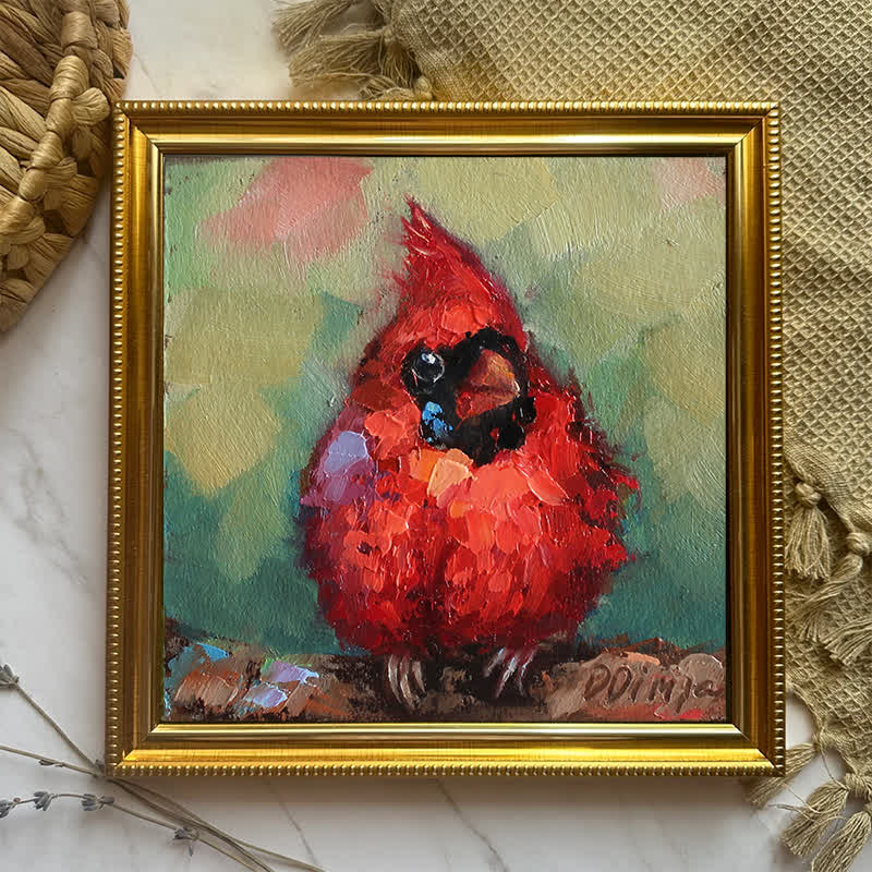 Rubbyoo Red Cardinal - Wooden Jigsaw Puzzle