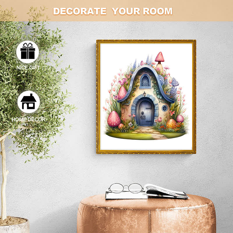 Rubbyoo Tiny Fairy House - Wooden Jigsaw Puzzle