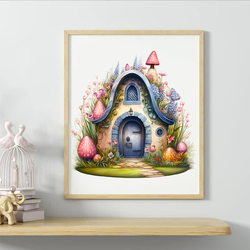 Rubbyoo Tiny Fairy House - Wooden Jigsaw Puzzle