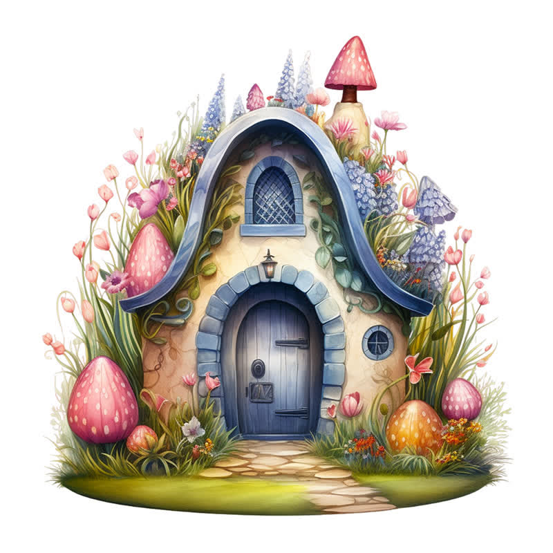 Rubbyoo Tiny Fairy House - Wooden Jigsaw Puzzle