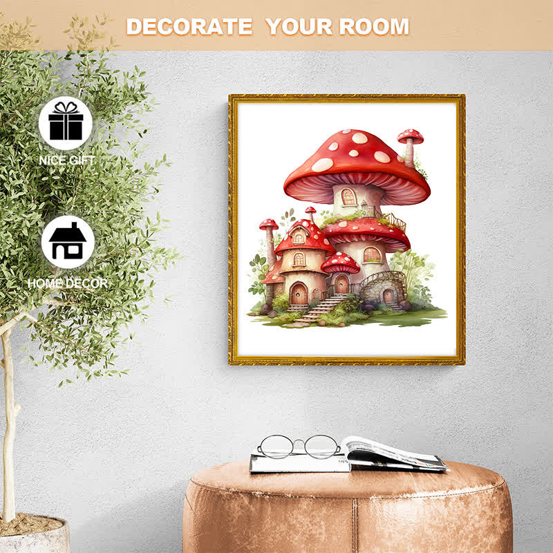 Rubbyoo Fairy Mushroom - Wooden Jigsaw Puzzle