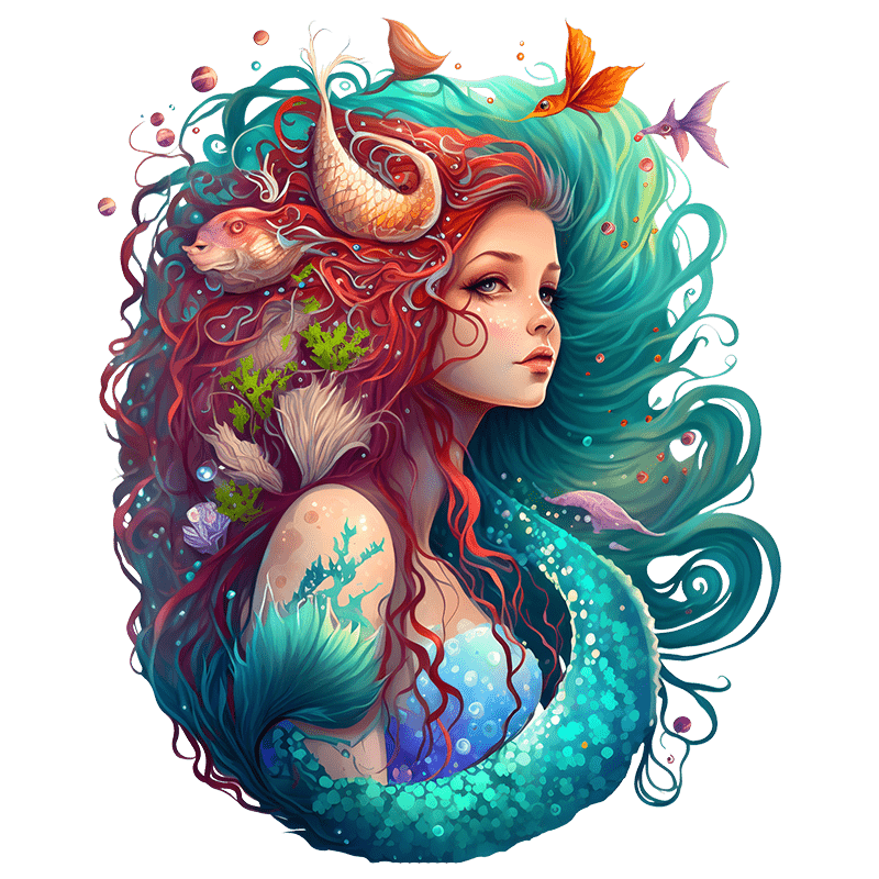 Rubbyoo Elegant Mermaid Princess - Wooden Jigsaw Puzzle