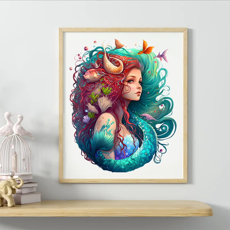 Rubbyoo Elegant Mermaid Princess - Wooden Jigsaw Puzzle