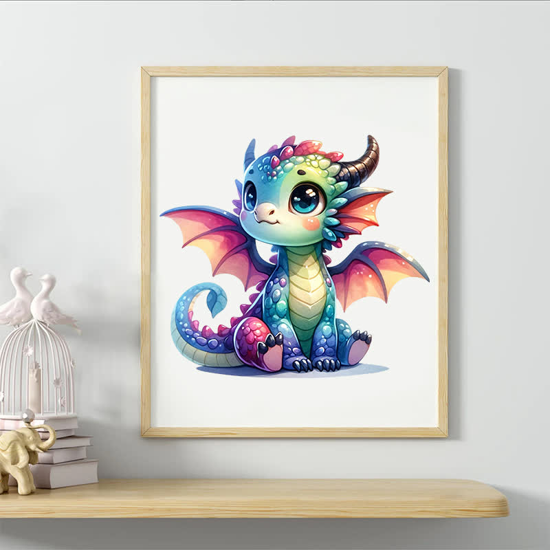 Rubbyoo Baby Dragon - Wooden Jigsaw Puzzle