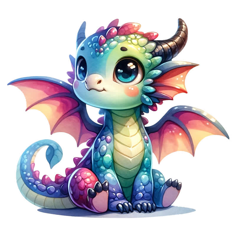 Rubbyoo Baby Dragon - Wooden Jigsaw Puzzle