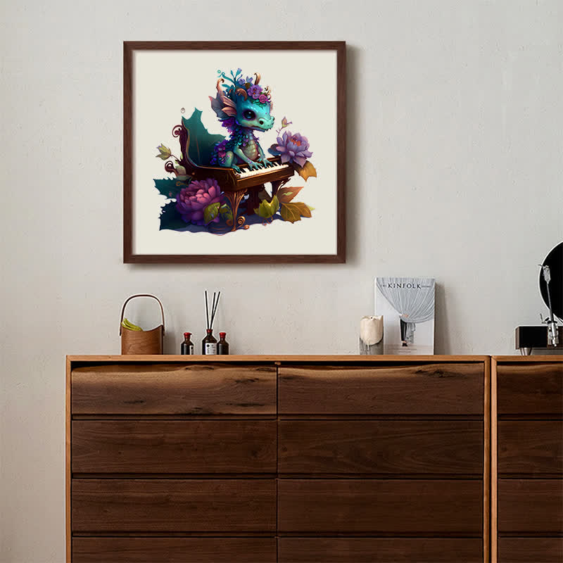 Rubbyoo Elegant Baby Dragon - Wooden Jigsaw Puzzle