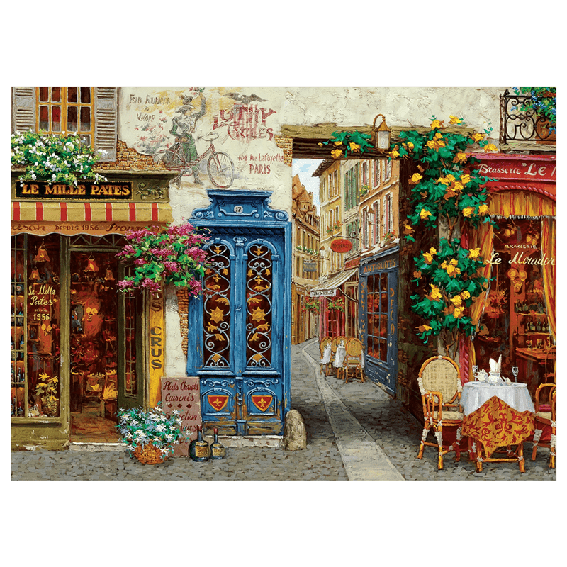 Rubbyoo Rue Lafayette Paris - Wooden Jigsaw Puzzle
