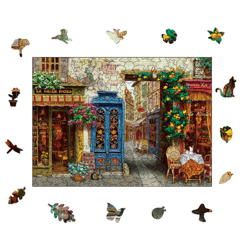 Rubbyoo Rue Lafayette Paris - Wooden Jigsaw Puzzle