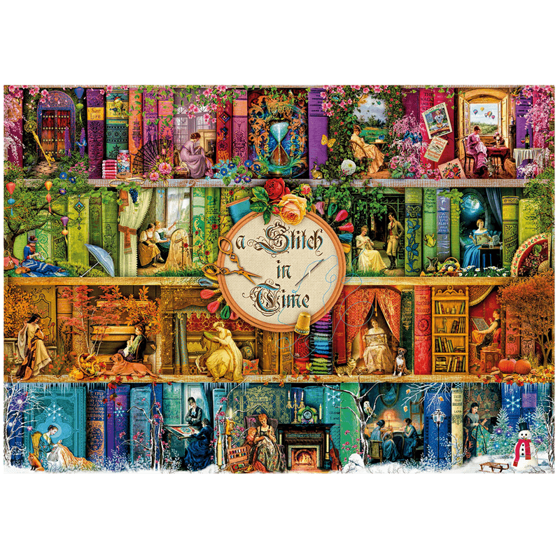 Rubbyoo A Stitch in Time - Wooden Jigsaw Puzzle