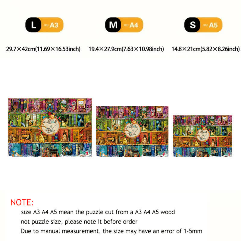 Rubbyoo A Stitch in Time - Wooden Jigsaw Puzzle