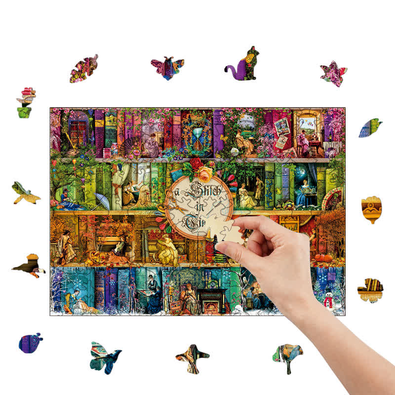 Rubbyoo A Stitch in Time - Wooden Jigsaw Puzzle