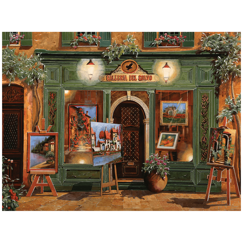 Rubbyoo La Galleria Del Corvo - Wooden Jigsaw Puzzle