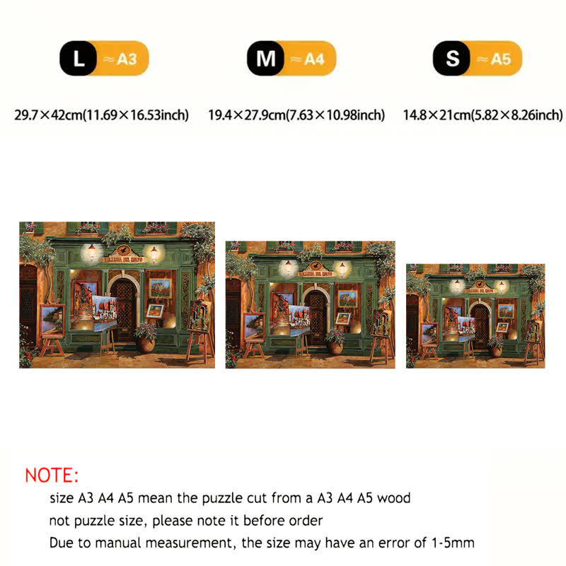 Rubbyoo La Galleria Del Corvo - Wooden Jigsaw Puzzle