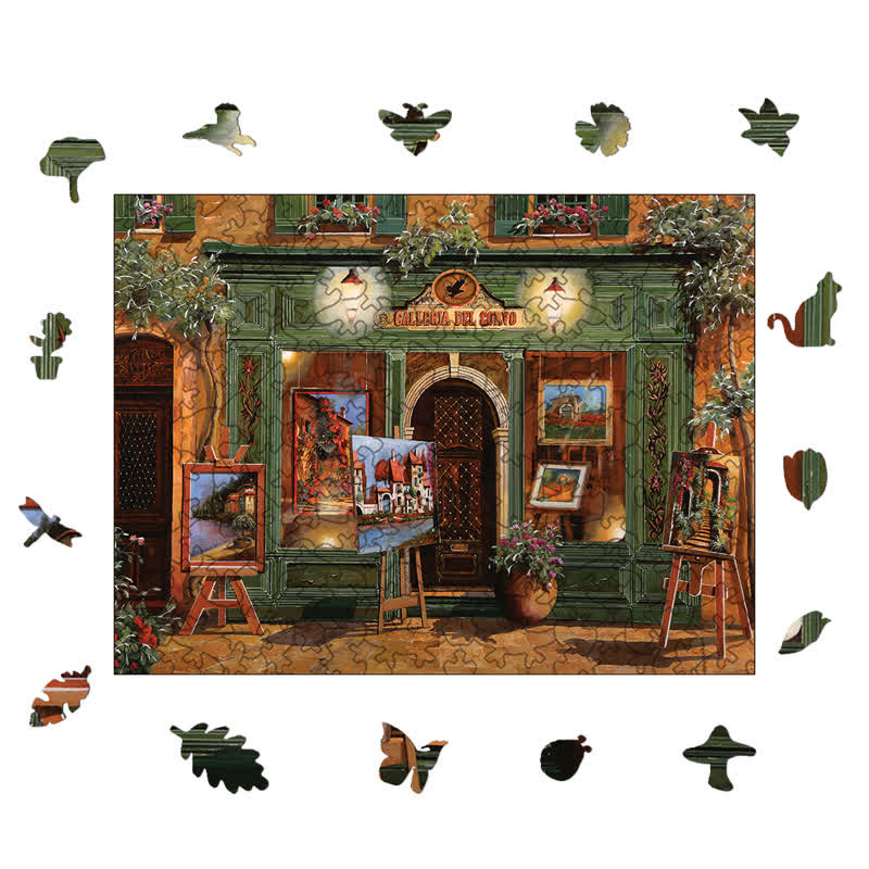Rubbyoo La Galleria Del Corvo - Wooden Jigsaw Puzzle