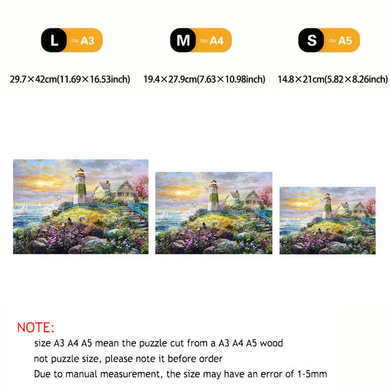 Rubbyoo Watching The Sunset - Wooden Jigsaw Puzzle