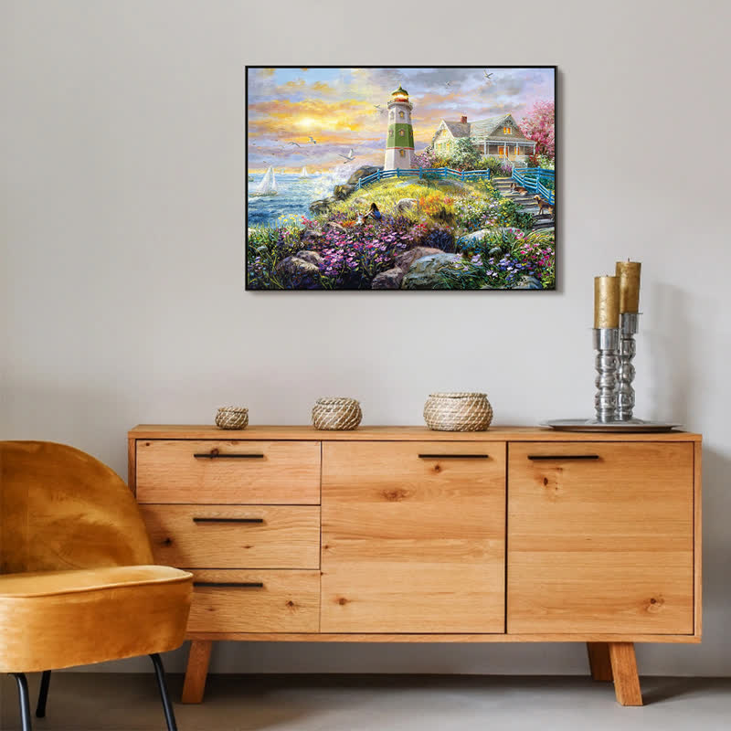 Rubbyoo Watching The Sunset - Wooden Jigsaw Puzzle