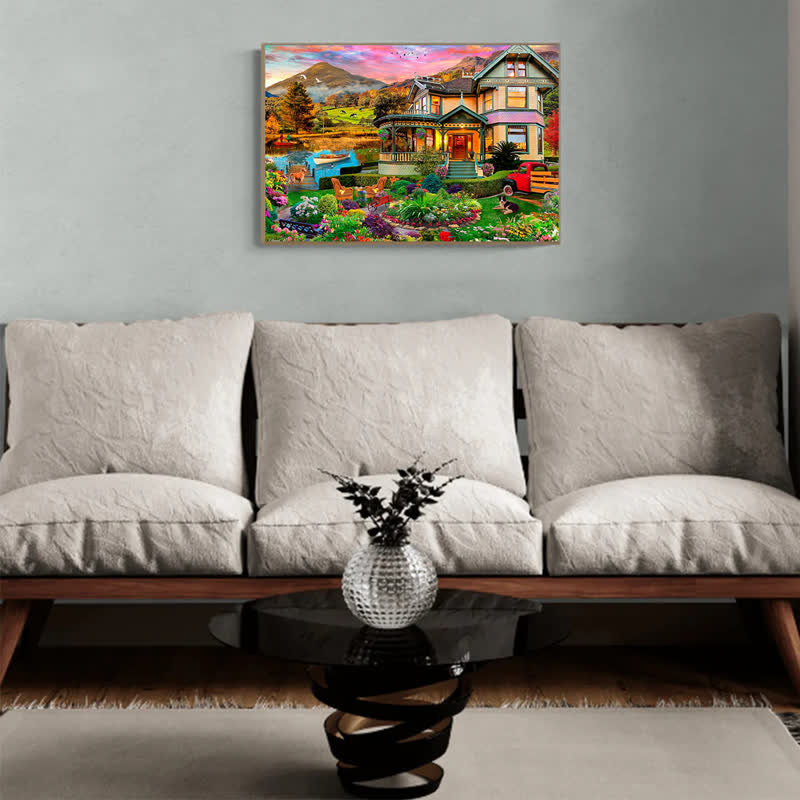 Rubbyoo Weekend Retreat - Wooden Jigsaw Puzzle