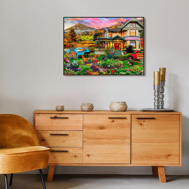 Rubbyoo Weekend Retreat - Wooden Jigsaw Puzzle