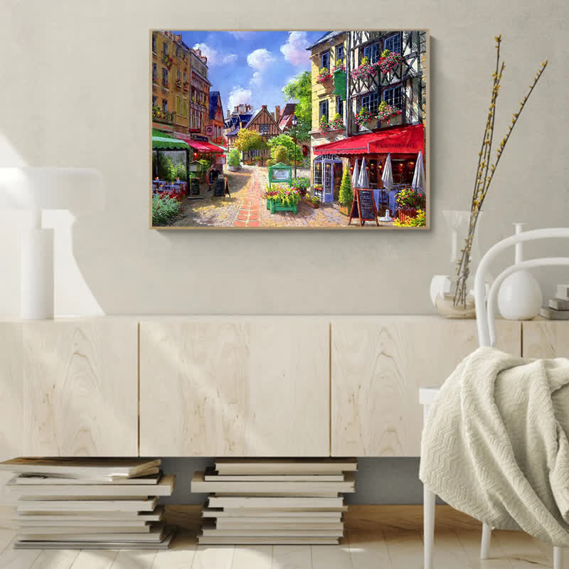 Rubbyoo Cafe in Paris - Wooden Jigsaw Puzzle