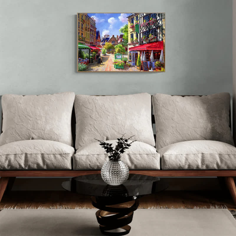 Rubbyoo Cafe in Paris - Wooden Jigsaw Puzzle