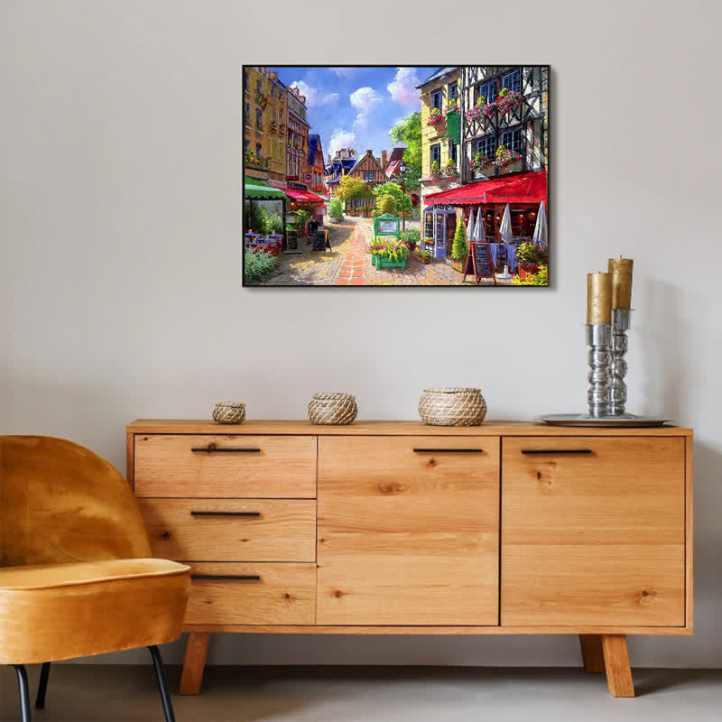 Rubbyoo Cafe in Paris - Wooden Jigsaw Puzzle