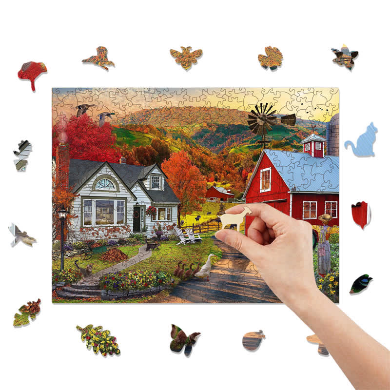 Rubbyoo Country Farm - Wooden Jigsaw Puzzle