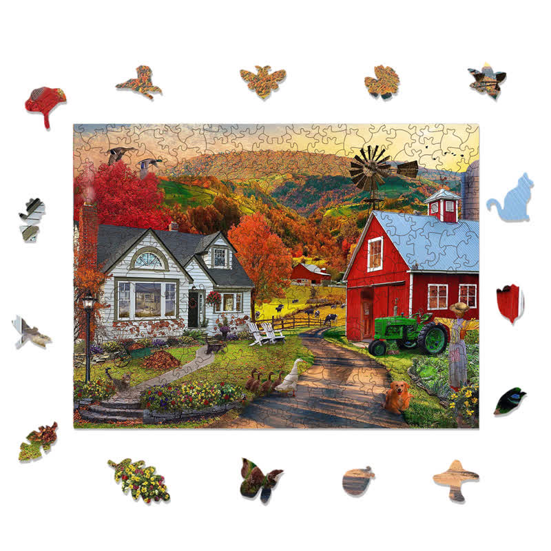 Rubbyoo Country Farm - Wooden Jigsaw Puzzle