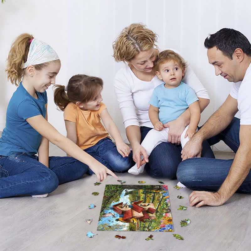 Rubbyoo Bird Condo - Wooden Jigsaw Puzzle