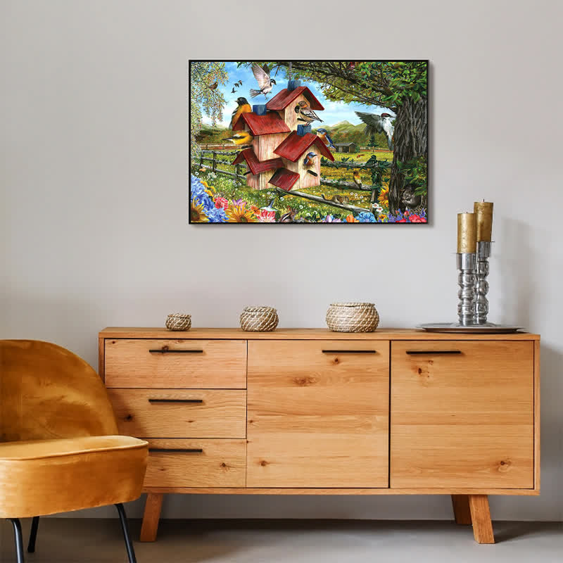 Rubbyoo Bird Condo - Wooden Jigsaw Puzzle