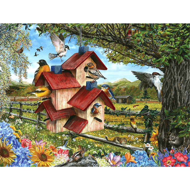 Rubbyoo Bird Condo - Wooden Jigsaw Puzzle
