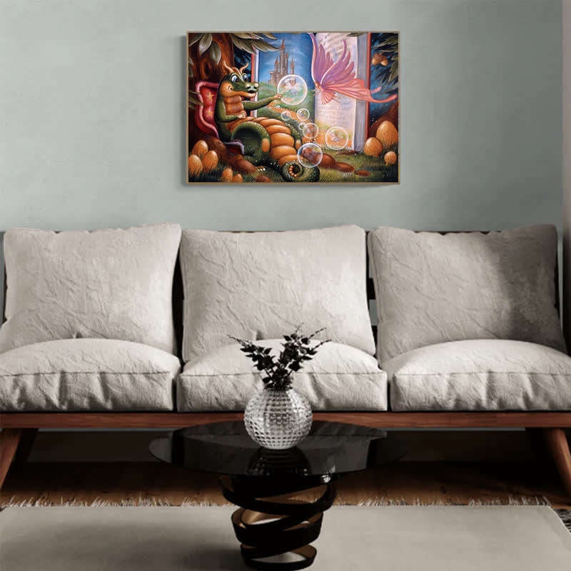 Rubbyoo Dragon Fairy - Wooden Jigsaw Puzzle