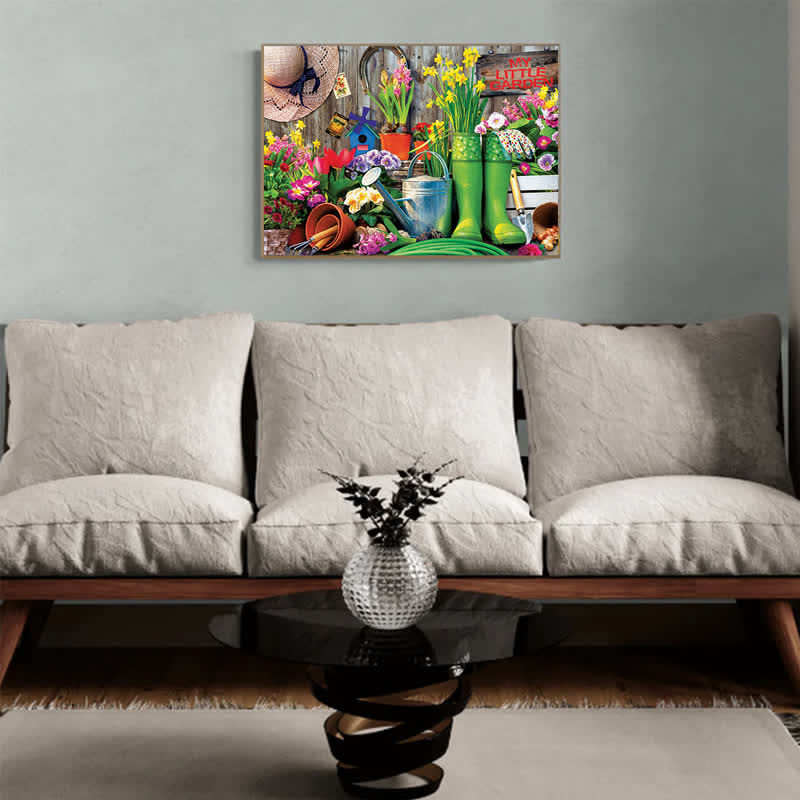 Rubbyoo Garden Tools - Wooden Jigsaw Puzzle