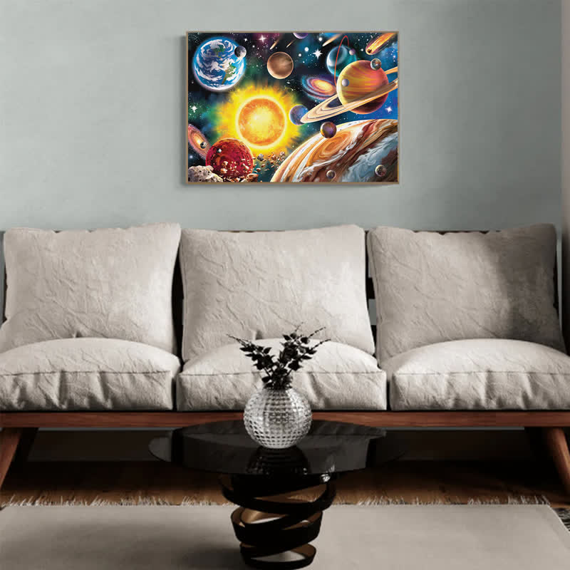 Rubbyoo Solar System - Wooden Jigsaw Puzzle