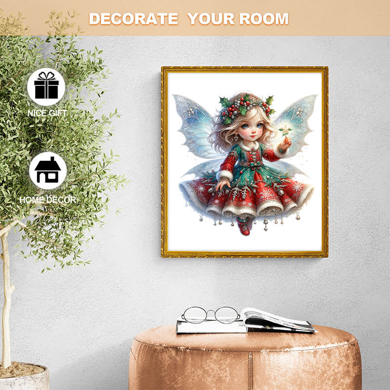 Rubbyoo Enchanting Christmas Fairy - Wooden Jigsaw Puzzle