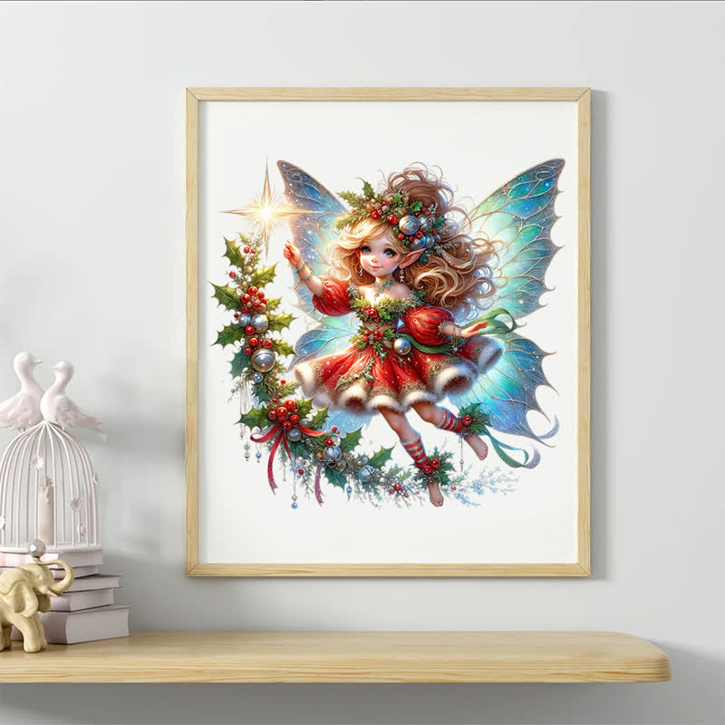 Rubbyoo Beautiful Christmas Fairy - Wooden Jigsaw Puzzle