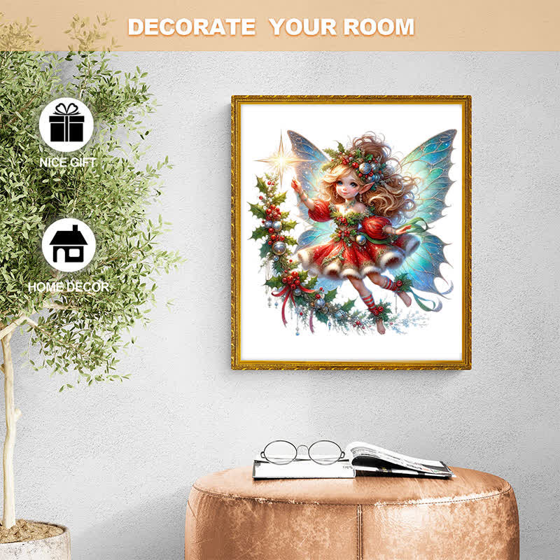 Rubbyoo Beautiful Christmas Fairy - Wooden Jigsaw Puzzle