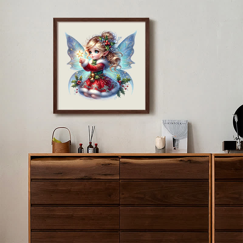 Rubbyoo Cute Christmas Fairy - Wooden Jigsaw Puzzle