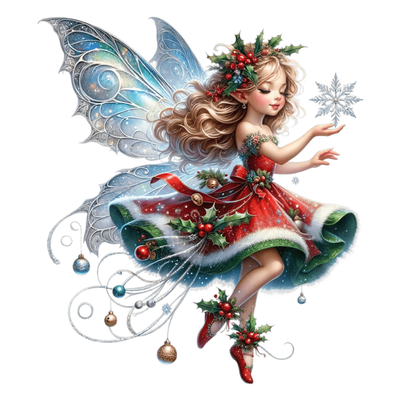 Rubbyoo Fantasy Christmas Fairy - Wooden Jigsaw Puzzle