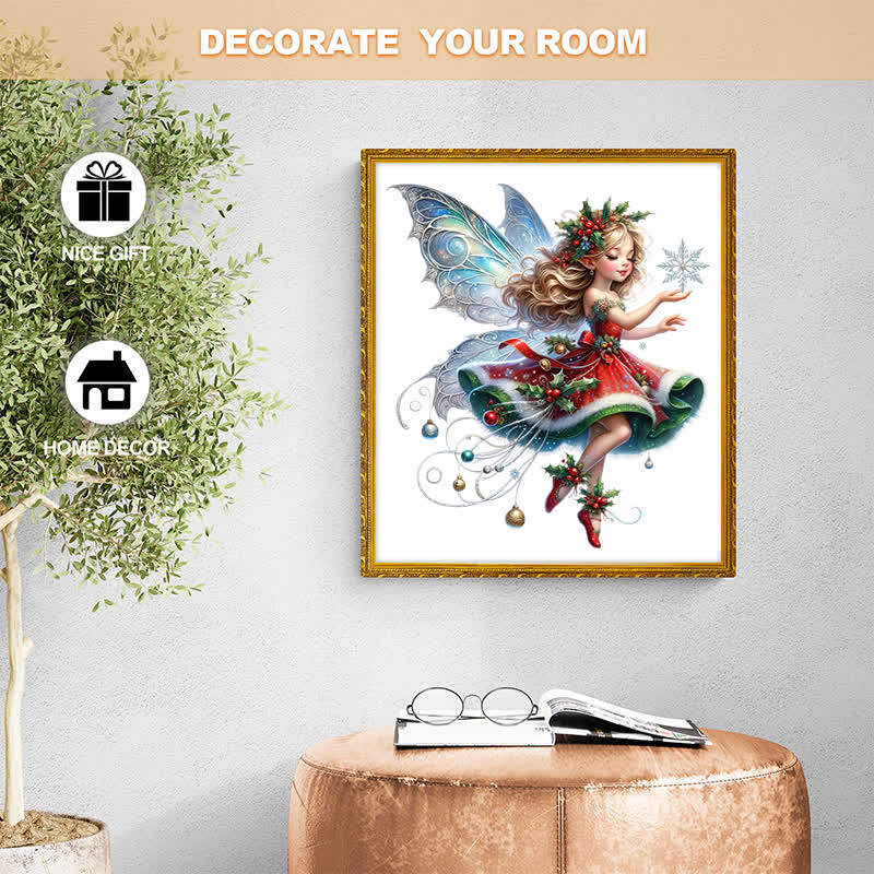 Rubbyoo Fantasy Christmas Fairy - Wooden Jigsaw Puzzle