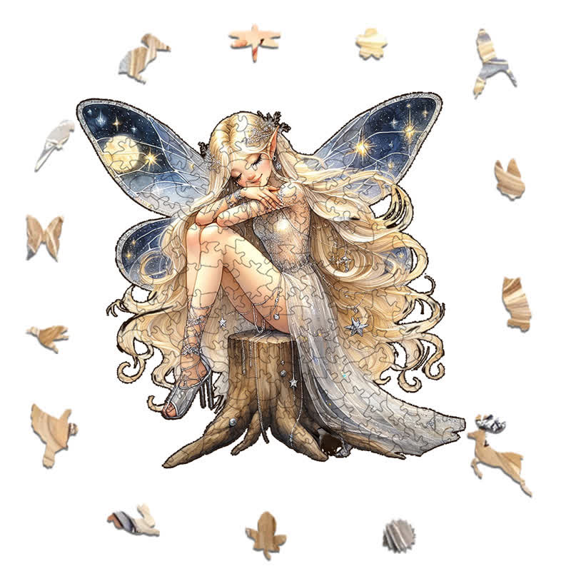 Rubbyoo Beautiful Fairy Gallery - Wooden Jigsaw Puzzle