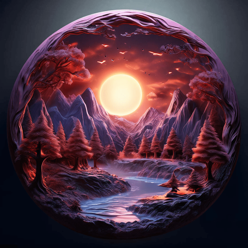 3D vision inside the cave-8 - Wooden Jigsaw Puzzle