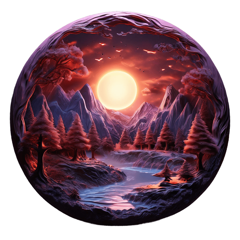 3D vision inside the cave-8 - Wooden Jigsaw Puzzle