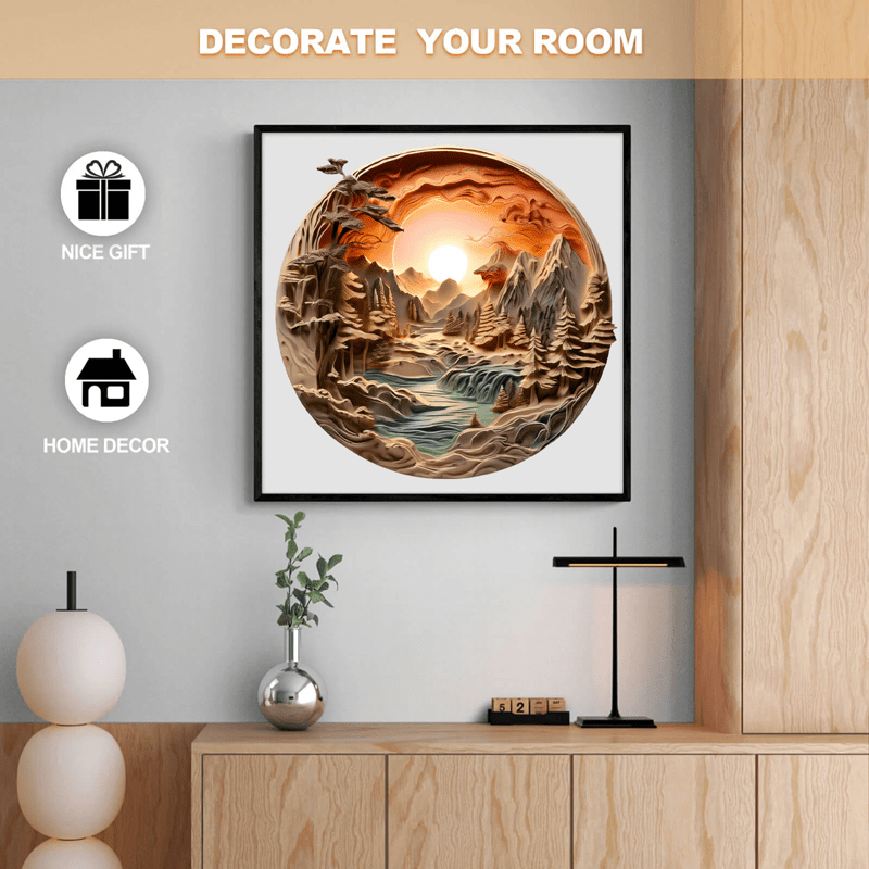 3D vision inside the cave-9 - Wooden Jigsaw Puzzle